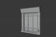 Parisian vintage Huilerie storefront, an Environmental 3D Model by happy brush (Thumbnail 10 of 11)