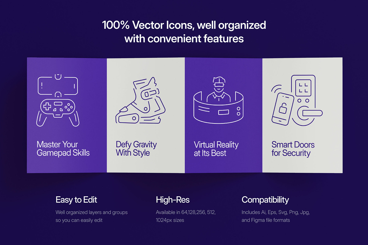 Tech and Innovation Icon Set, an Outline Icon by Prosymbols (Photo 2 of 7)