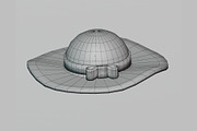 Woman hat Straw Hat, an Object 3D Model by fahad121 (Thumbnail 7 of 7)