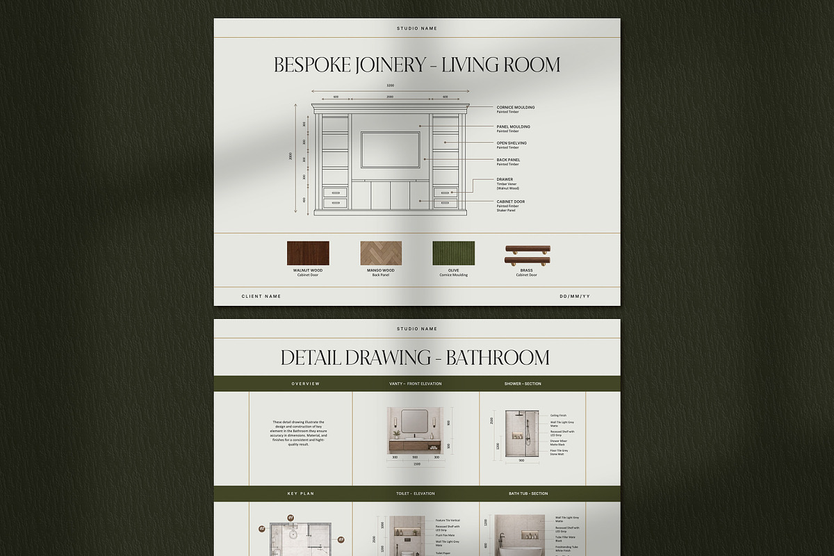 Luxury Interior Design Presentation, a Presentation Template by SKY CREATION (Photo 6 of 7)