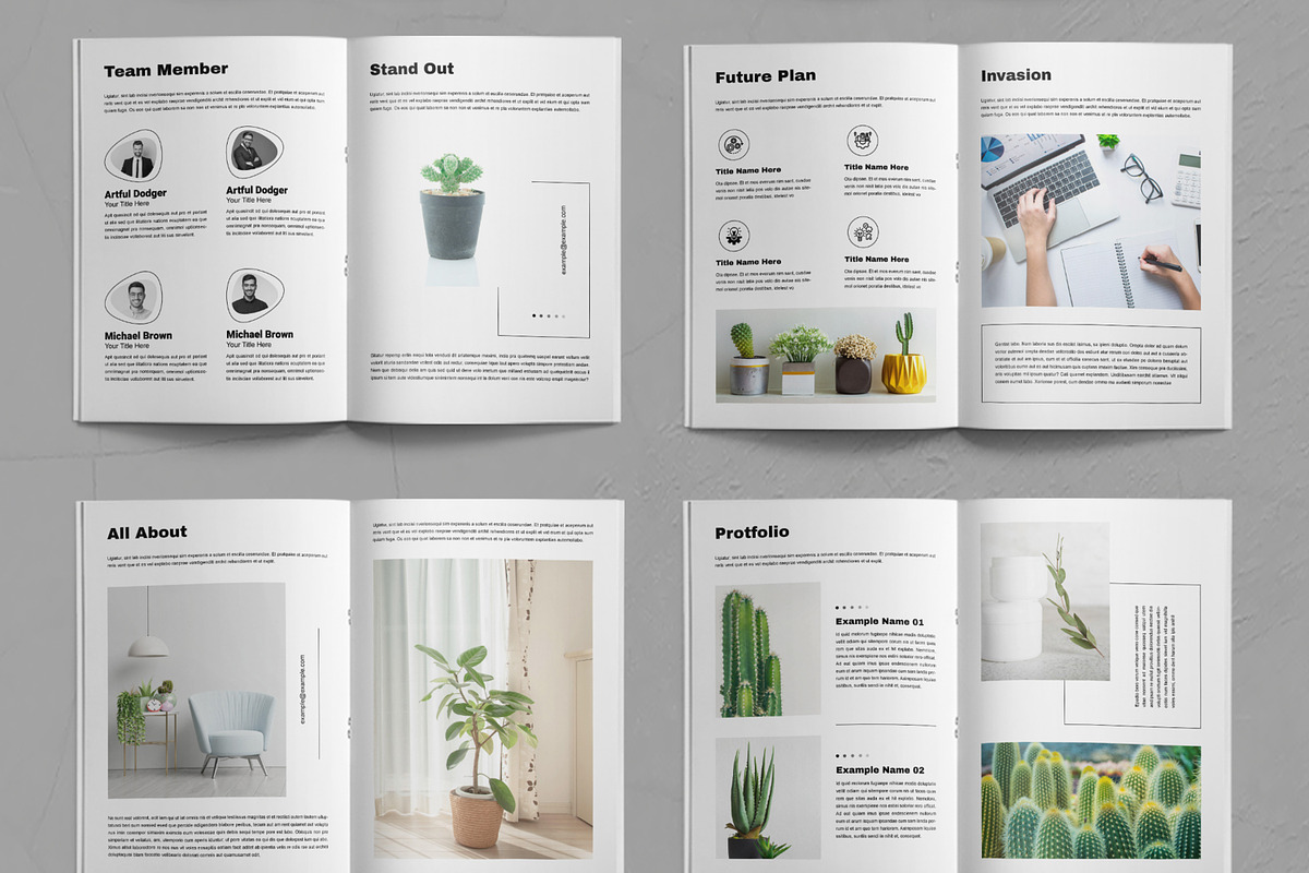 Business Brochure Protfolio Design, a Brochure Template by ContestDesign (Photo 3 of 3)