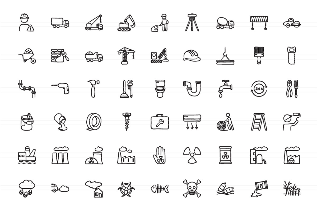 2100 Hand drawn vector icons, an Outline Icon by Visual Generation (Photo 8 of 43)
