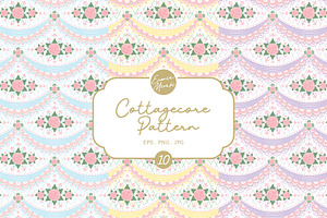 Cottagecore Pattern 10 Vintage Lace