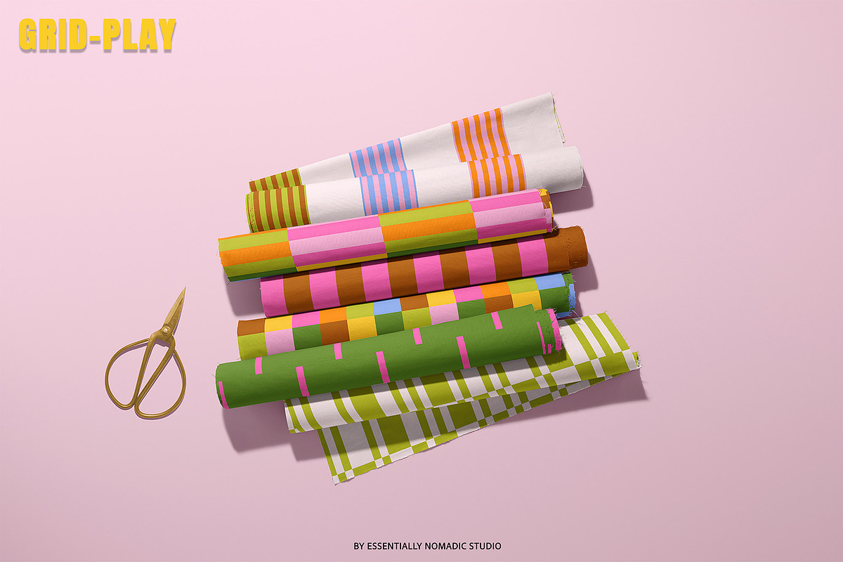 Stripes & Plaids Seamless Pattern, a Pattern Graphic by Essentially Nomadic (Photo 7 of 14)