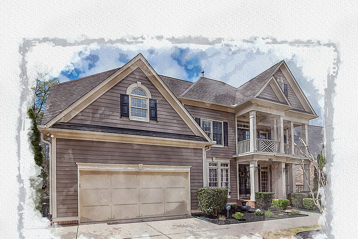 Digital House Painting Art Creator, an Action Add-On by MRI STUDIO (Photo 24 of 29)