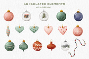 Christmas Pine Trees Ornament PNG, a Decorative Illustration by Rabbit Heart (Thumbnail 4 of 11)