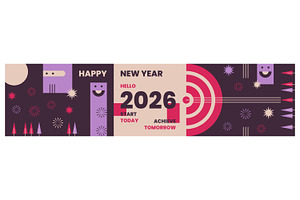 Happy New Year 2026, a Background Graphic by Creative Backgrounds