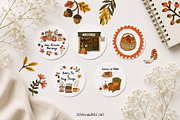 Cozy Autumn at Home - Vector Clipart, a Decorative Illustration by Jenny Quince (Thumbnail 9 of 14)