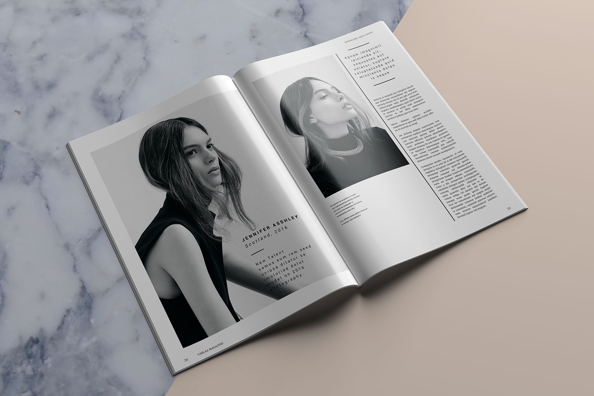 Carlaa Magazine, a Magazine Template by Kingtown (Photo 8 of 10)