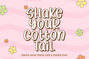 Bunny Smile - Easter Font