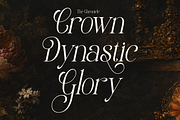 Elegant Serif Font - Clustery Royals, a Serif Font by Font Liner (Thumbnail 3 of 10)