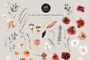 Watercolor flower - Autumn Bohemian, an Illustration by Beigetime (Thumbnail 3 of 10)