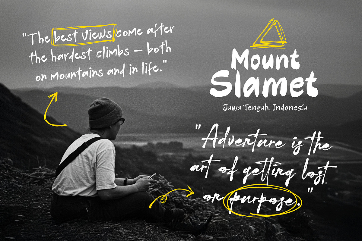 Imperfetto - Scribble Font Family, a Handwritten Font by Grezline Studio (Photo 7 of 12)