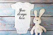 29 Baby Bodysuit mockup bundle., a Print Template by MockupMarket (Thumbnail 14 of 30)
