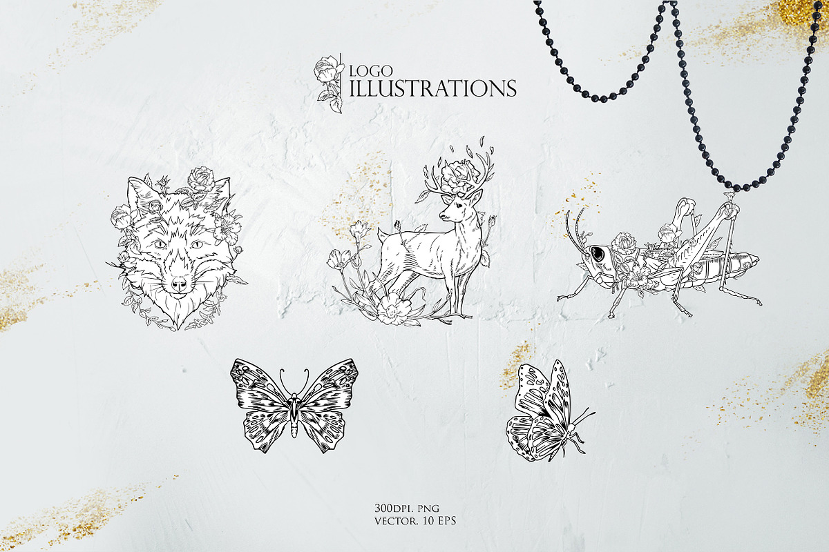 Spells Floral Alphabet and Monogram, a Texture Illustration by Infinity Creativity (Photo 13 of 14)