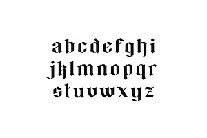 Black Rockie Blackletter Font