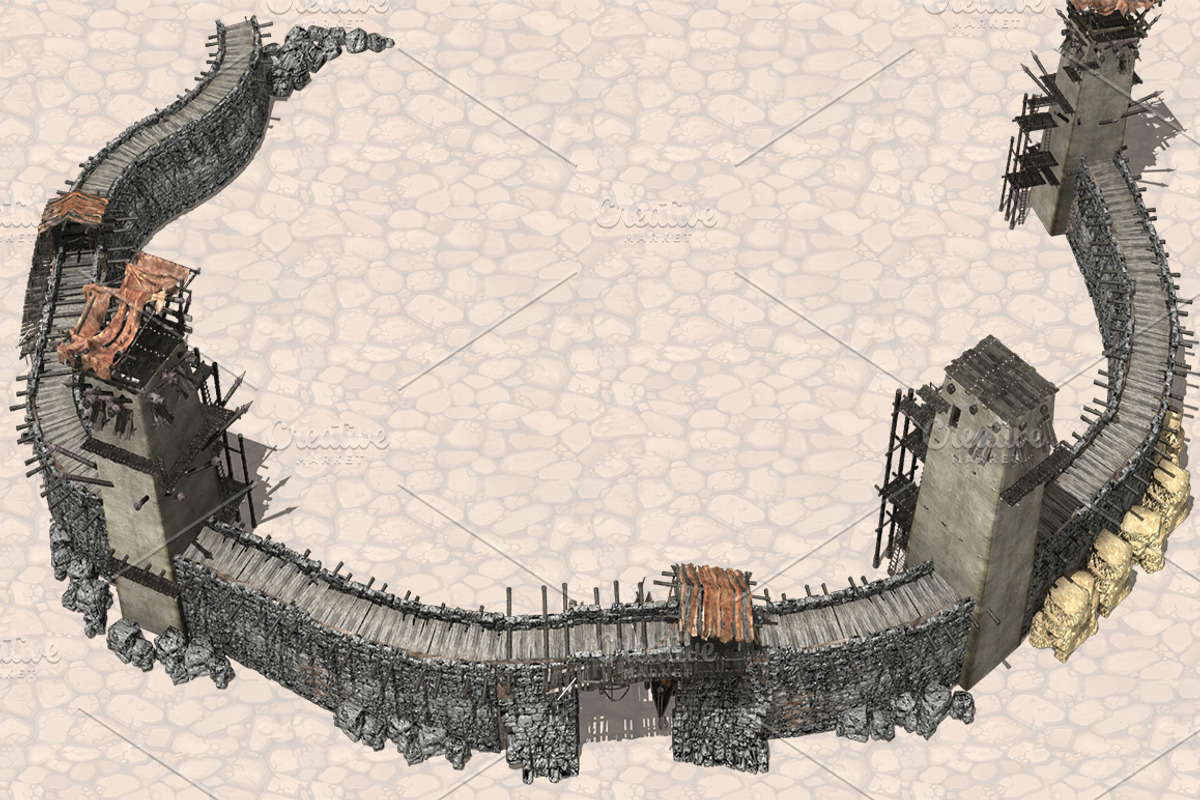 Isometric Ancient City Pack, an Object Graphic by Beatheart Creative Studio (Photo 31 of 77)