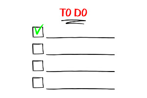 To Do List Vector Template With Hand