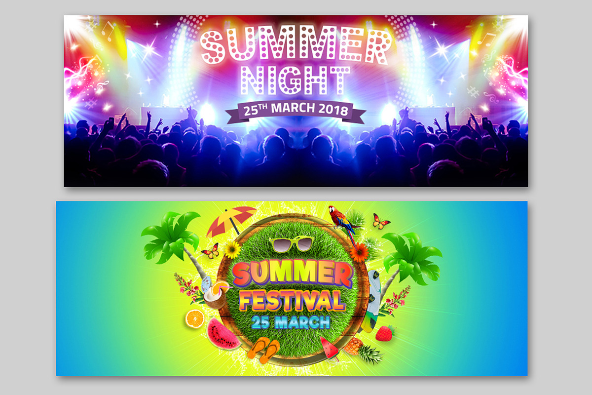 Summer Facebook Cover, a Social Media Template by Creative  designer (Photo 5 of 16)