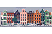 UK town houses row. London homes, a Decorative Illustration by Good Studio (Thumbnail 1 of 2)