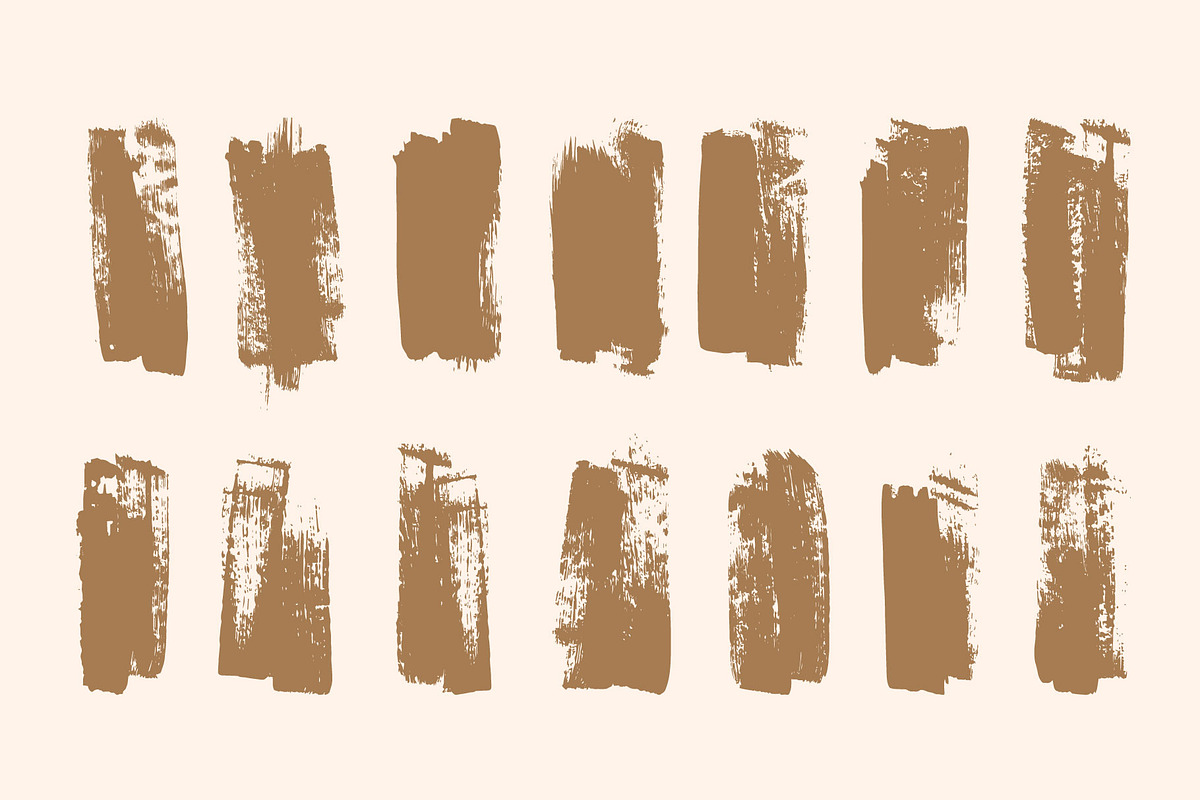 Set of mega grunge brush strokes, a Brush Add-On by Warm Snow (Photo 2 of 3)
