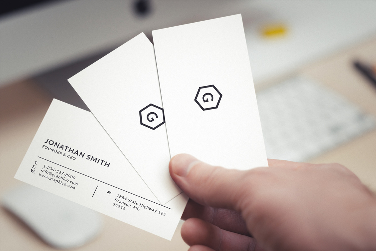 Simple Minimal Business Card 55, a Business Card Template by ND Design (Photo 3 of 9)