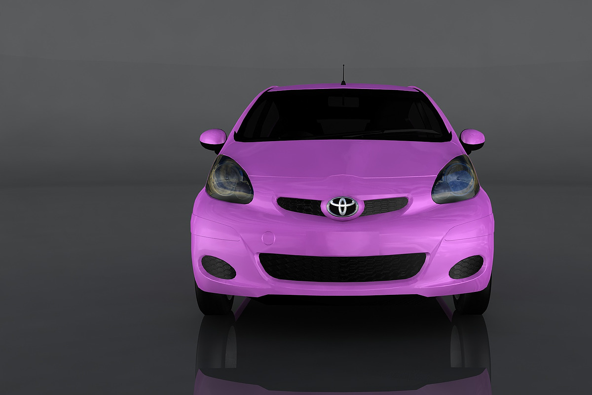 Toyota Aygo, a Cars & Vehicle 3D Model by valtriiu (Photo 2 of 12)