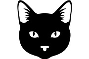 Cute Cat Silhouette Mega Vector Bund, an Animal Illustration by Designer_Momina (Thumbnail 22 of 34)