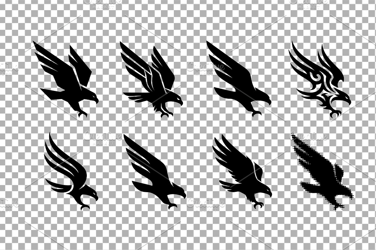 Eagle Silhouette Vector Dynamic, an Object Graphic by Artonix (Photo 3 of 3)