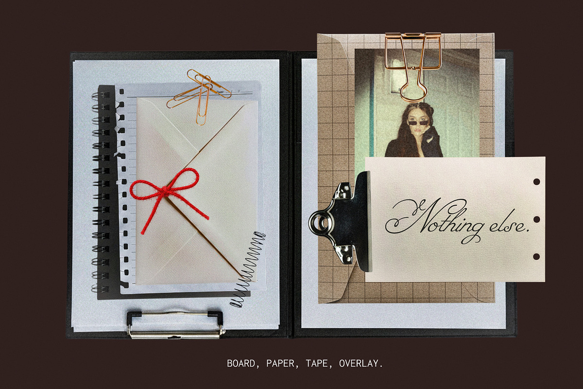 Stationery collage kit OVERLAYS, an Object Graphic by Anzhelika (Photo 2 of 10)