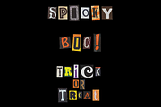 Happy Halloween 2024 Ransom Letters, an Object Graphic by BORT GRAPHIC (Thumbnail 8 of 8)