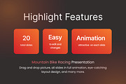 Mountain Bike Racing Google Slides, a Presentation Template by Loin Studio (Thumbnail 2 of 4)