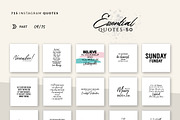 Instagram Social Media Quotes CANVA, a Social Media Template by Eviory (Thumbnail 23 of 55)