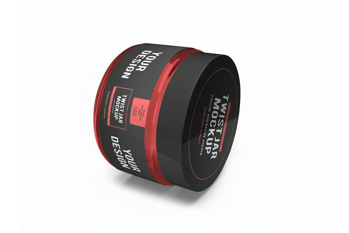Twist Jar Packaging Mockup Template, a Packaging Mockup by DesignRushMarket (Photo 10 of 11)