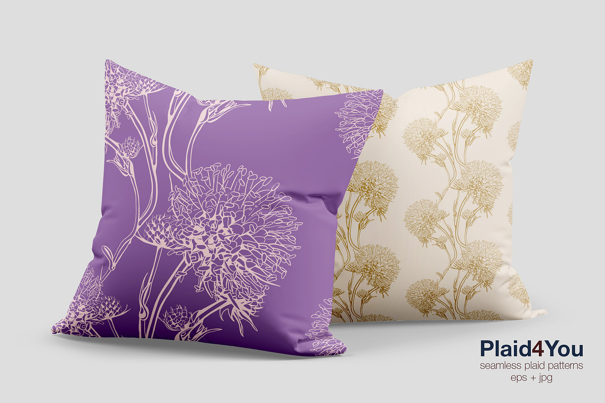 Floral Pattern & Flower Print, a Pattern Graphic by Plaid4You (Photo 4 of 12)