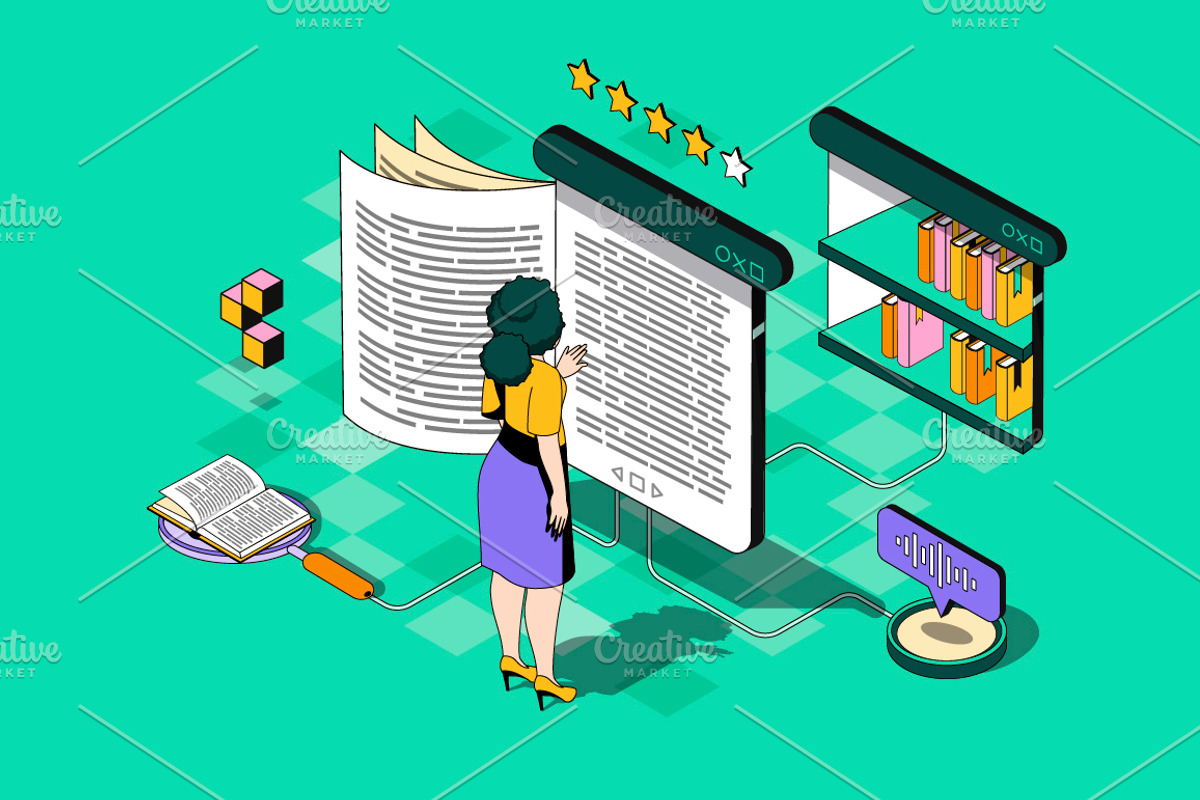 Business Isometric Web Illustrations, a Templates & Theme by alexdndz (Photo 17 of 21)