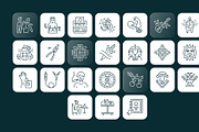 Tattoo Art Icons, an Outline Icon by Prosymbols (Thumbnail 7 of 8)