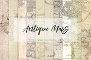Antique Maps - Set 01, a Texture Graphic by Gwenhw (Thumbnail 1 of 2)