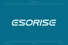 Esorise - Modern Sport Typeface