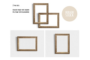 Isolated Old Frame Mockups