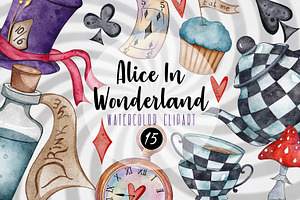 Alice in Wonderland clipart