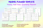 2026-2027 Minimal Planner Template, a Print Template by Adalin Shop (Thumbnail 4 of 12)
