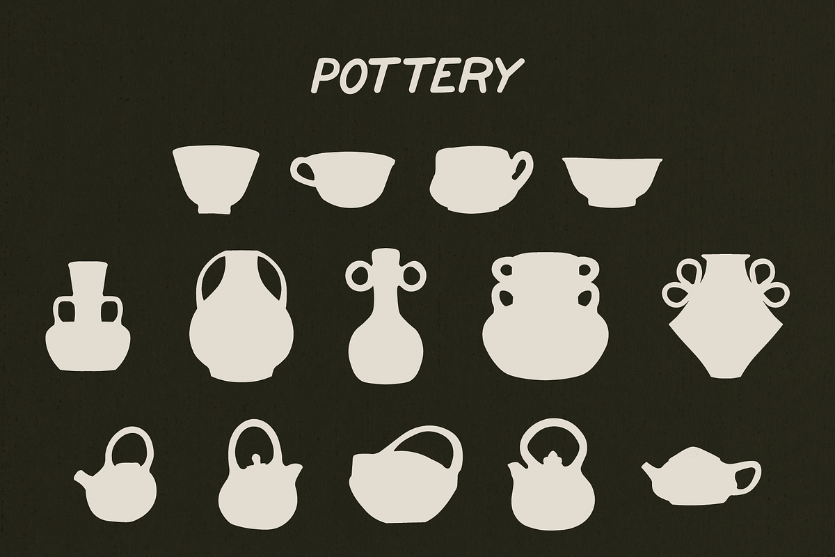 Magical Pottery Illustration Set, an Object Illustration by Aesthetic Vault (Photo 3 of 11)