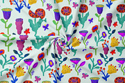 Funky Florals - Seamless Patterns, a Pattern Graphic by Alona Savchuk (Thumbnail 6 of 7)