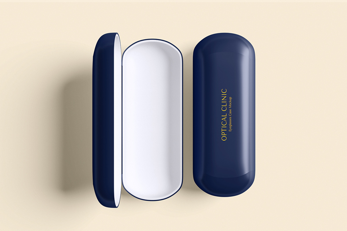 Eyeglasses Case Mockup, a Cups & Container Mockup by Pikachudesign (Photo 4 of 5)