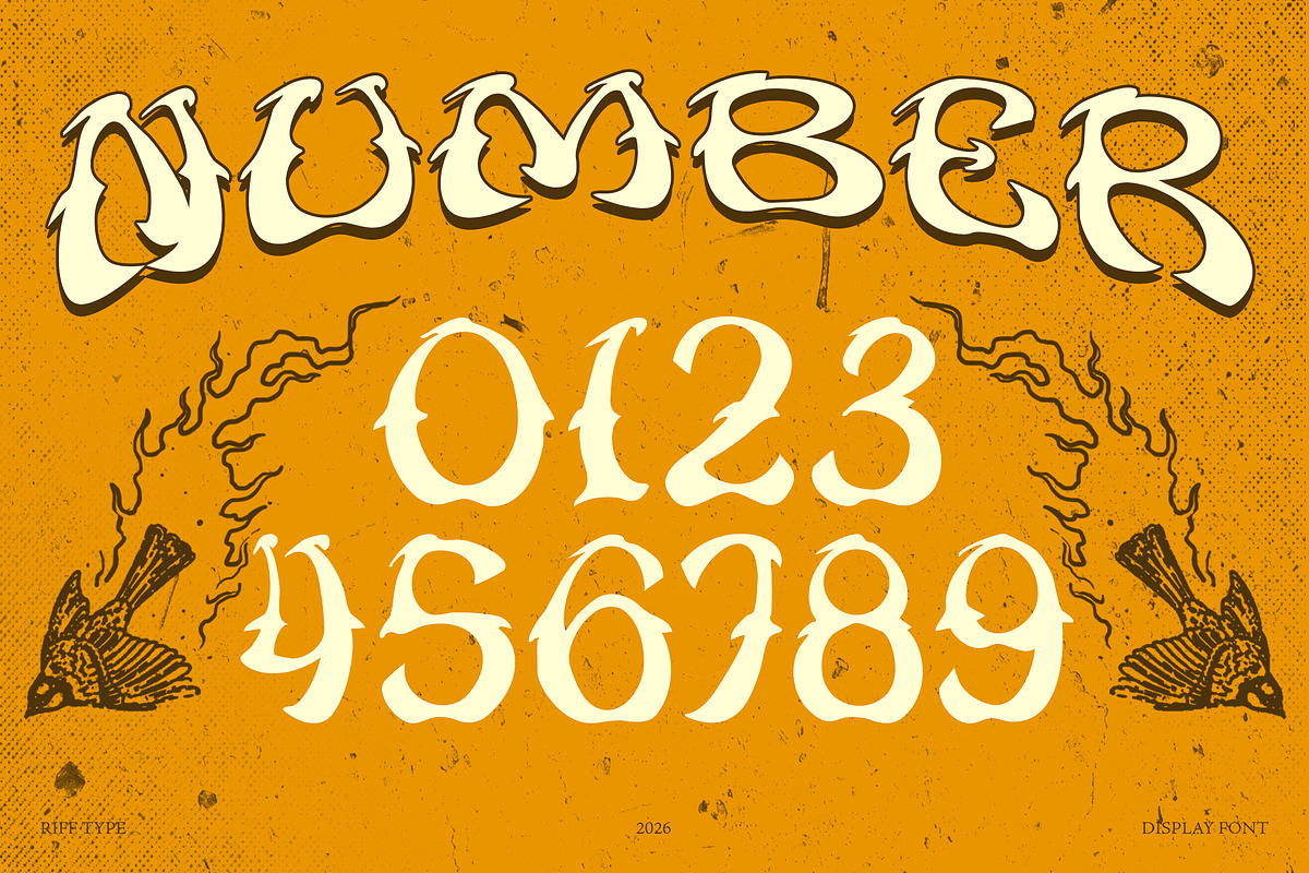 Grimelith - Psychedelic Whimsy Font, a Font by riff.type (Photo 5 of 9)
