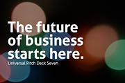 Universal Pitch Deck Seven Keynote, a Presentation Template by PitchStock (Thumbnail 1 of 5)