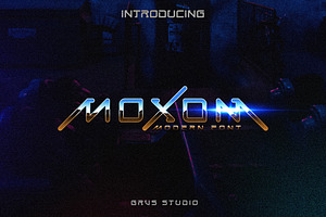 Moxom Font, a Symbol Font by GRVS Studio