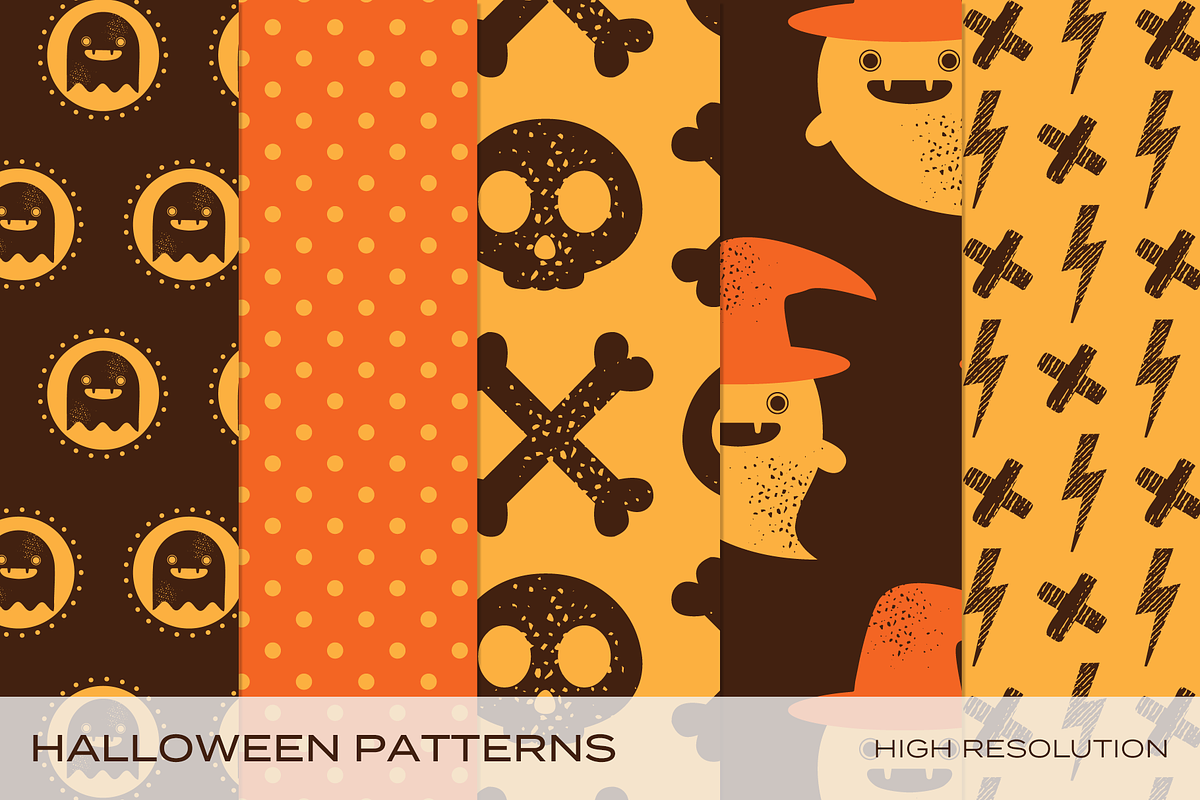 Halloween Patterns preview 2