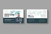 Corporate Business Postcard Template, a Business Card Template by MightyDesign (Thumbnail 1 of 6)